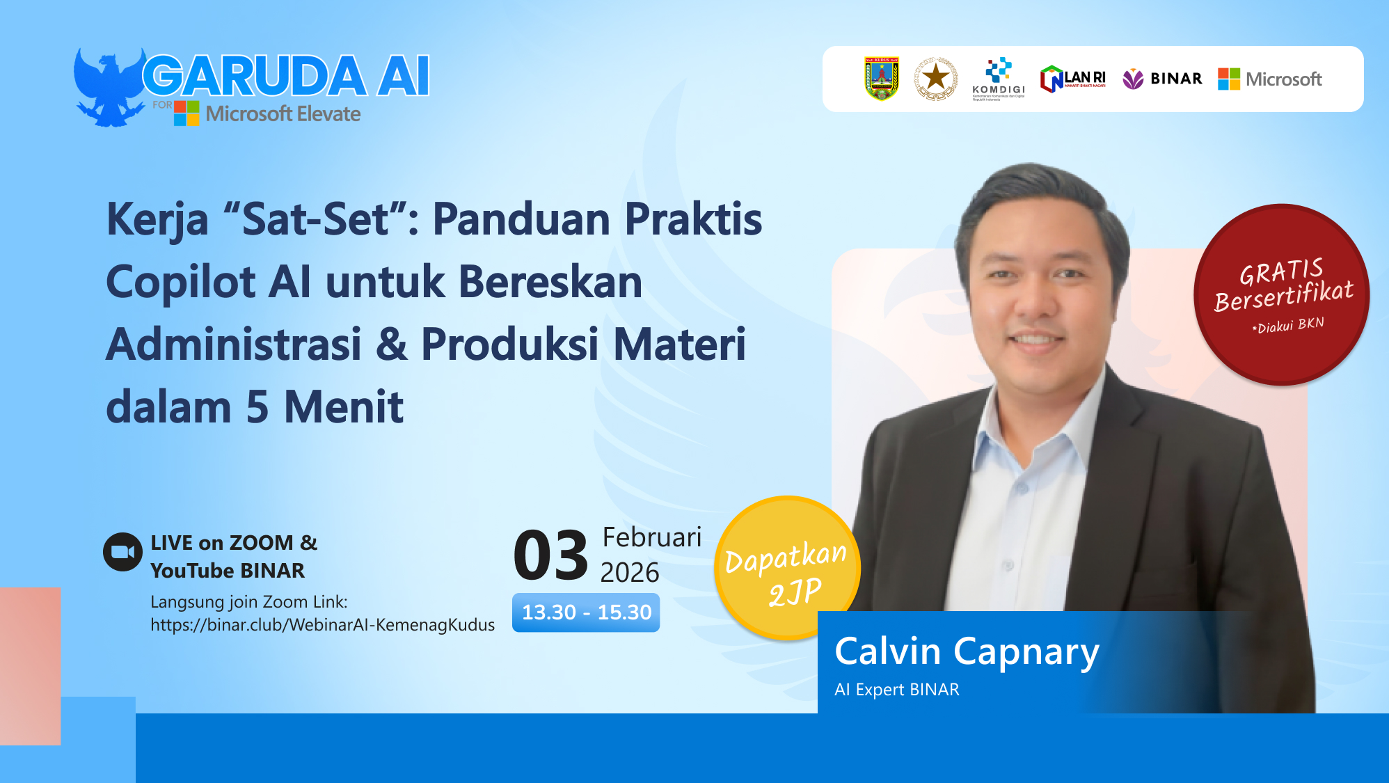 BINARxKEMENAG KUDUS: Kerja “Sat-Set”: Panduan Praktis Copilot AI untuk Bereskan Administrasi & Produksi Materi dalam 5 Menit