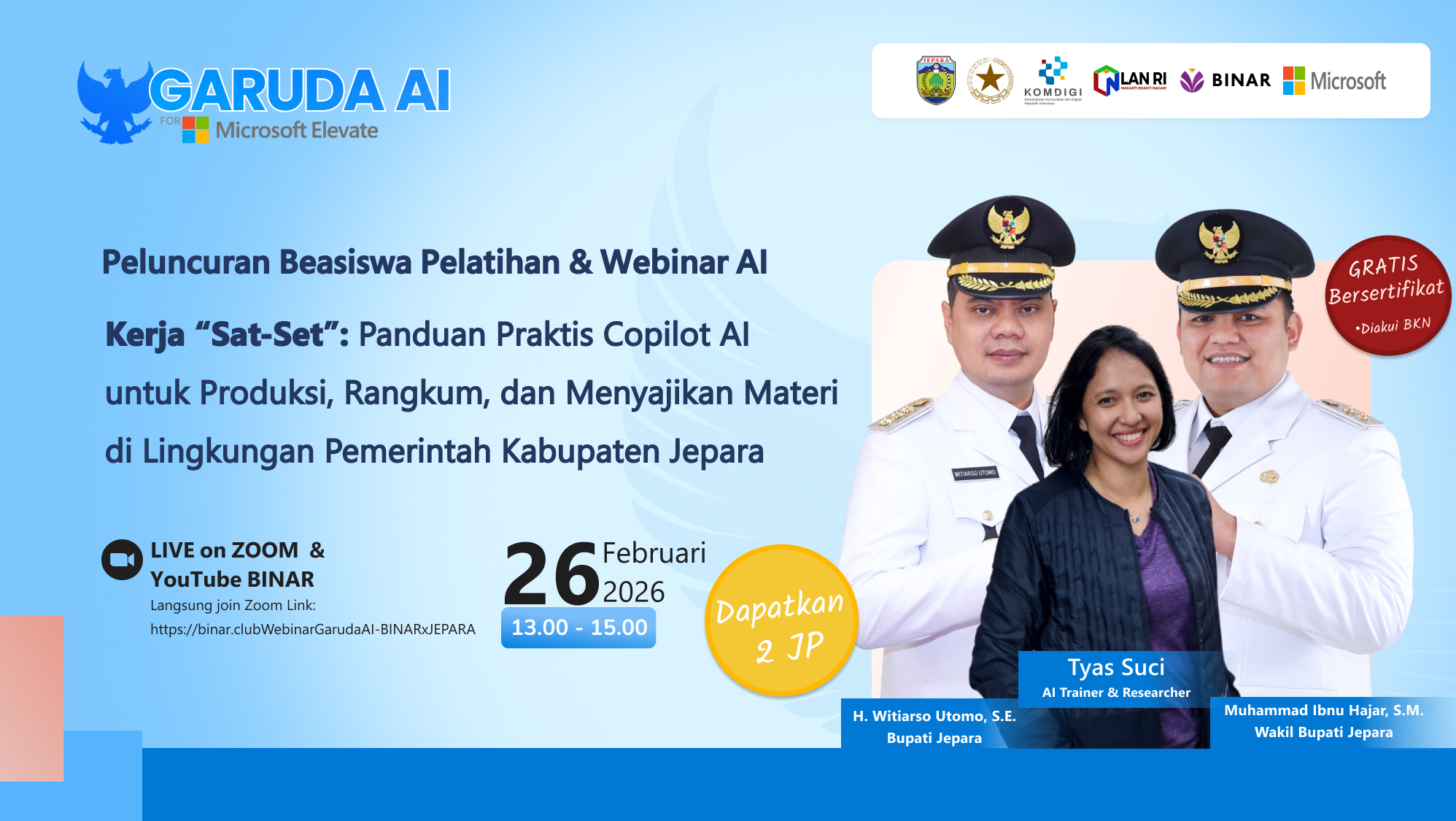 Kerja “Sat-Set”: Panduan Praktis Copilot AI untuk Produksi, Rangkum, dan Menyajikan Materi di Lingkungan Pemerintah Kabupaten Jepara