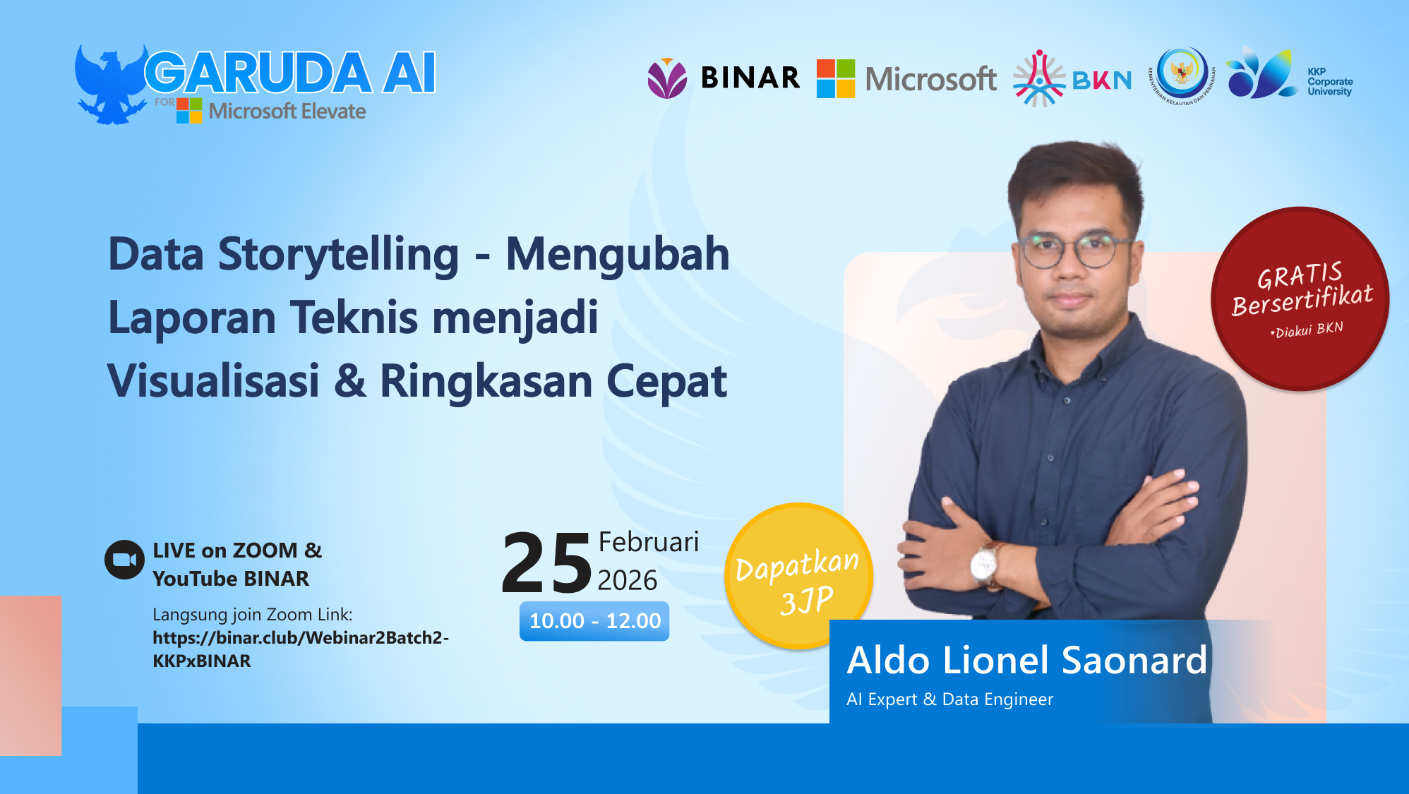 BINAR x KKP: Data Storytelling - Mengubah Laporan Teknis menjadi Visualisasi & Ringkasan Cepat