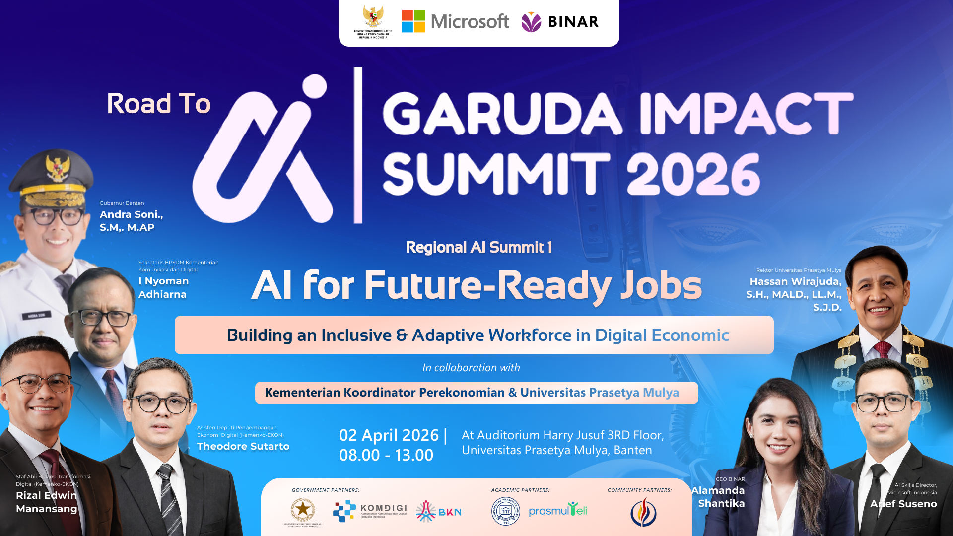 Online Regional AI Summit - Provinsi Banten