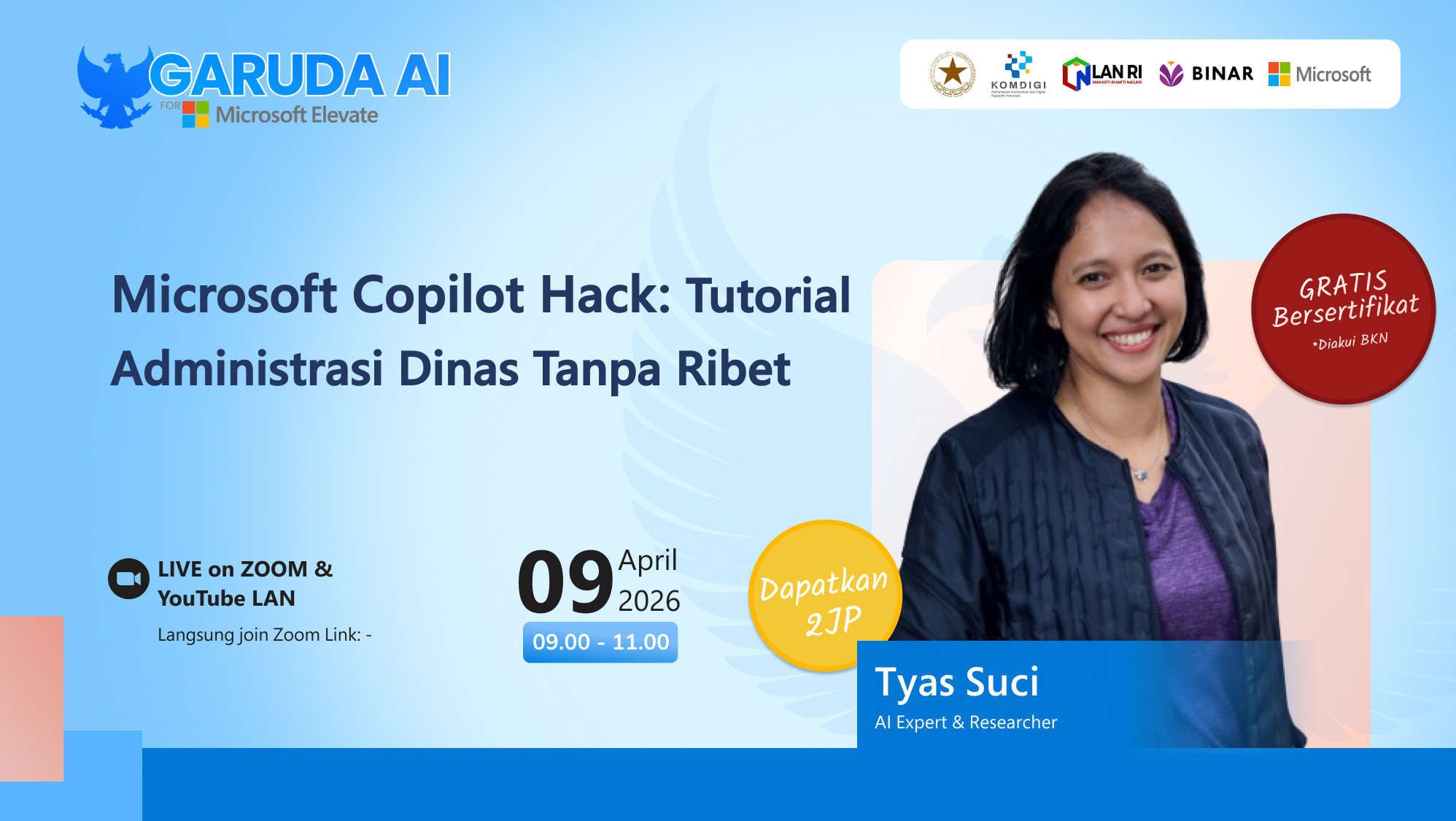 LANxBINAR: Microsoft Copilot Hack: Tutorial Administrasi Dinas Tanpa Ribet