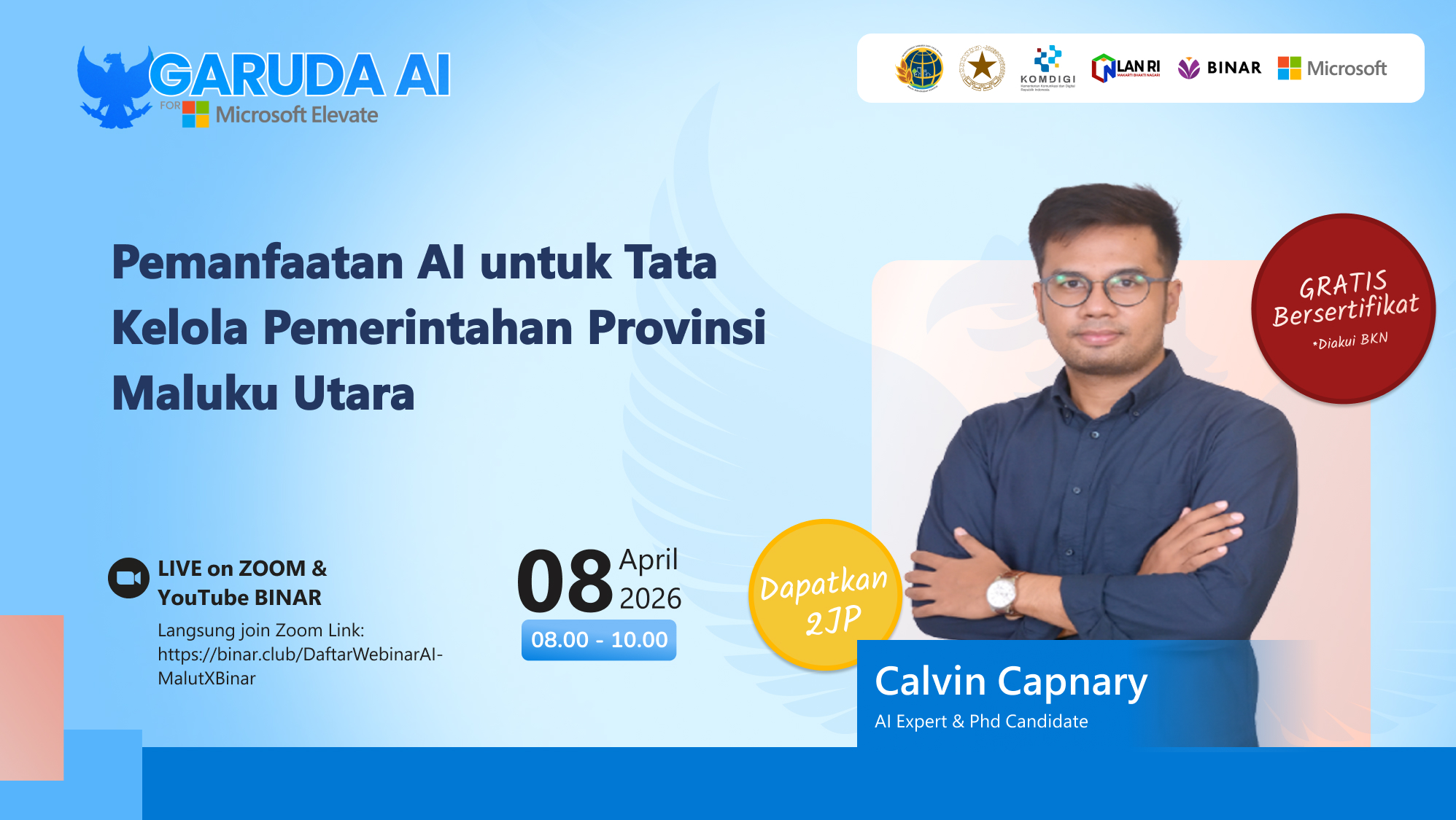 BINAR x MALUKU UTARA: Pemanfaatan AI untuk Tata Kelola Pemerintahan Provinsi Maluku Utara