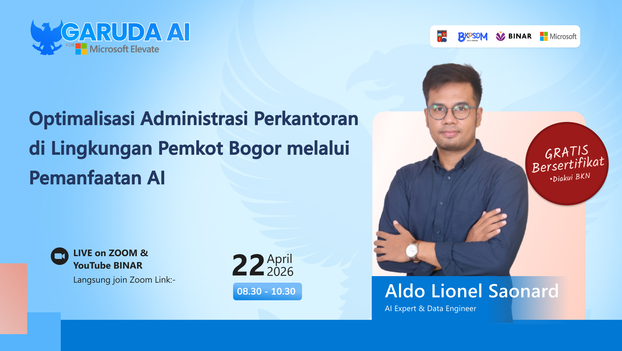 Pemkot Bogor x BINAR: Optimalisasi Administrasi Perkantoran di Lingkungan Pemkot Bogor melalui Pemanfaatan Artificial Intelligence (AI)