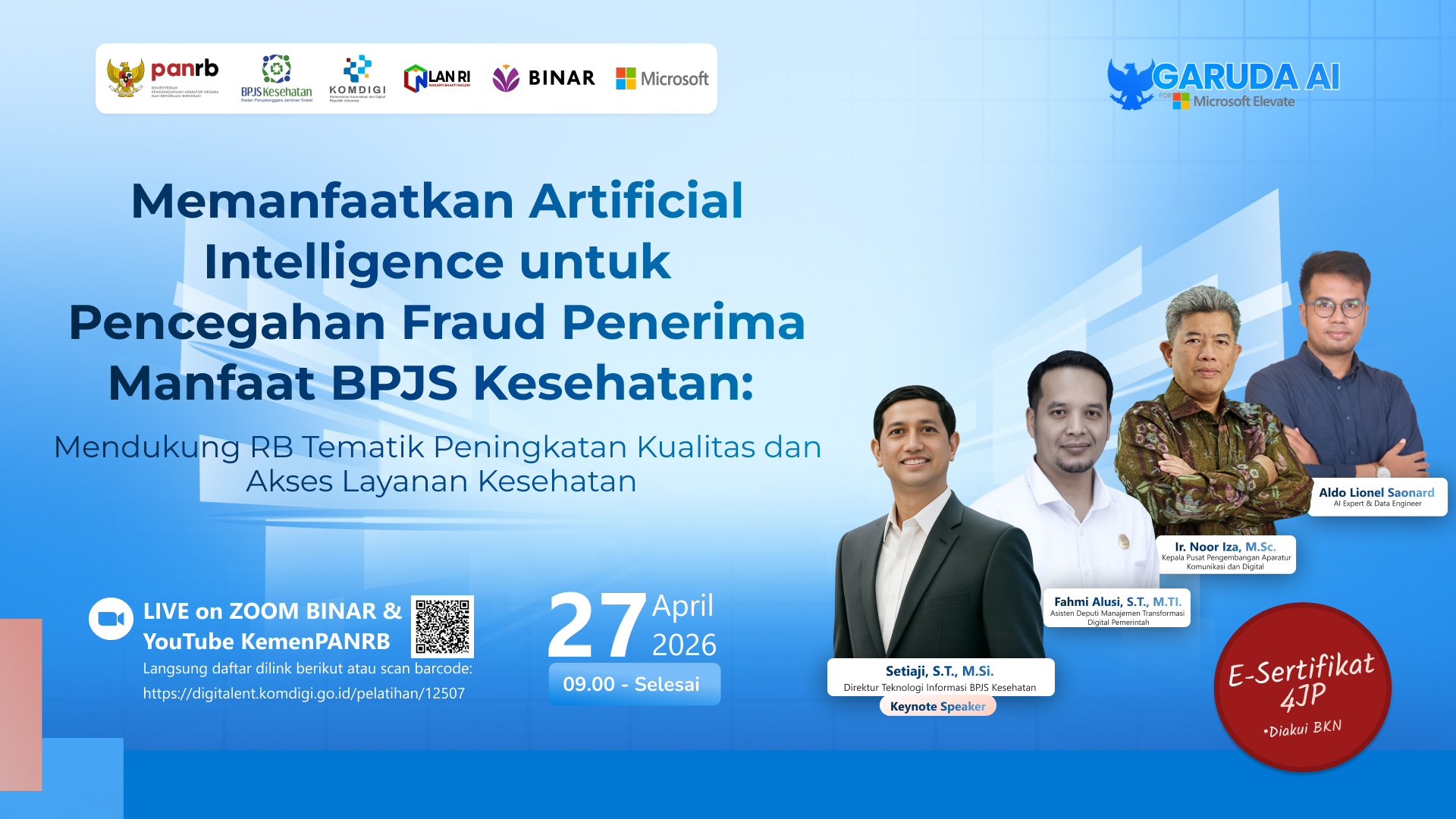 Memanfaatkan Artificial Intelligence untuk Pencegahan Fraud Penerima Manfaat BPJS Kesehatan: Mendukung RB Tematik Peningkatan Kualitas dan Akses Layanan Kesehatan