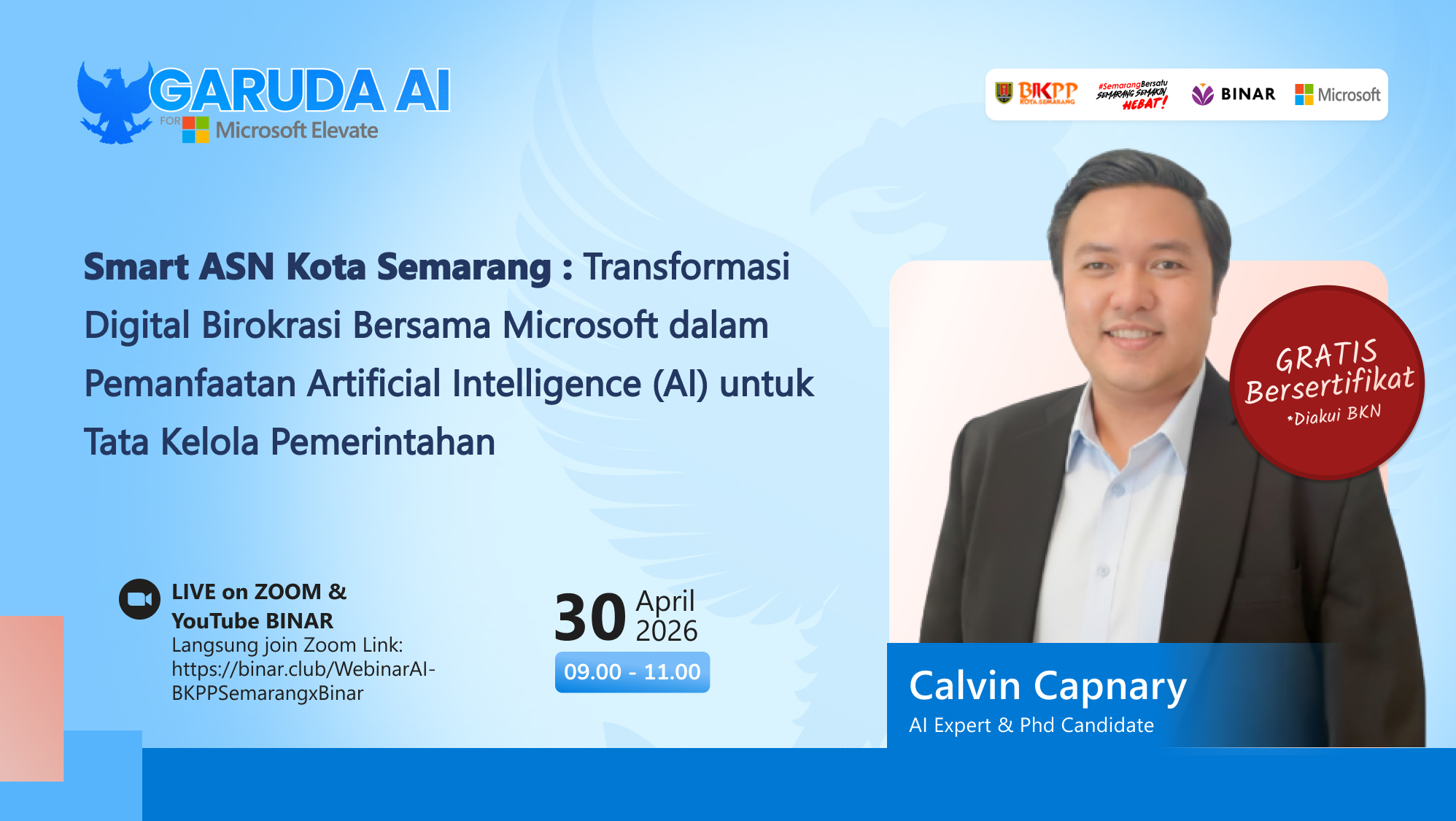 Smart ASN Kota Semarang : Transformasi Digital Birokrasi Bersama Microsoft dalam Pemanfaatan Artificial Intelligence (AI) untuk Tata Kelola Pemerintahan