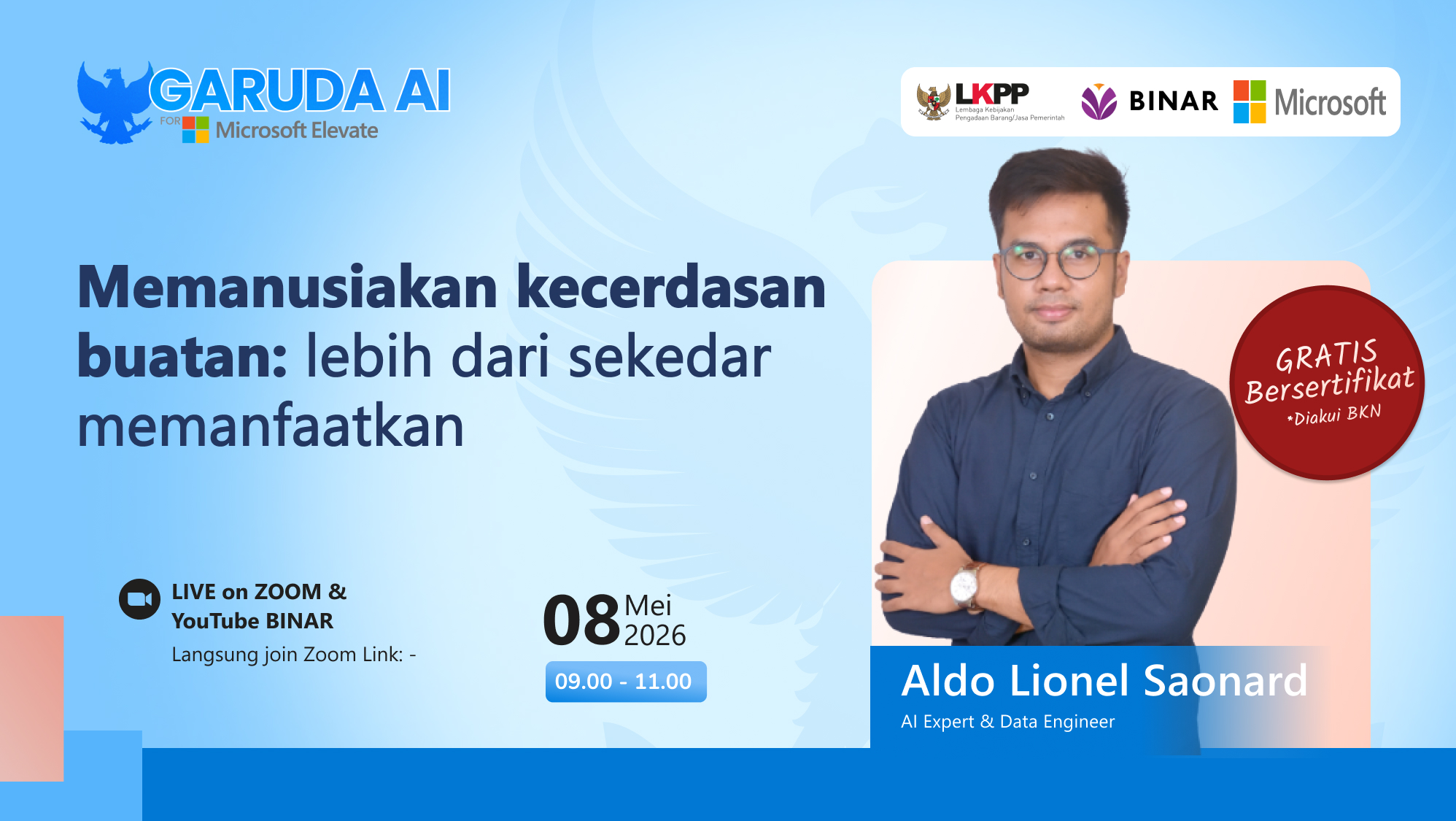 [BINAR x LKPP] Memanusiakan kecerdasan buatan: lebih dari sekedar memanfaatkan