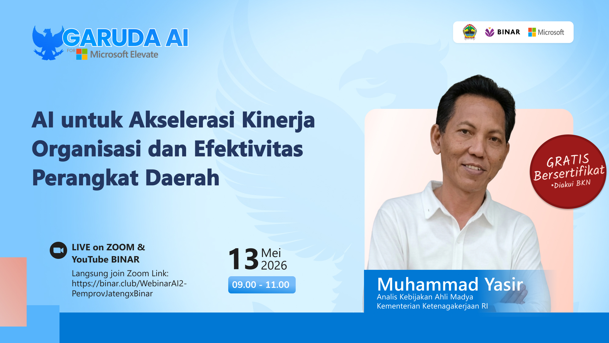 [BInar x Pemprov Jateng] AI untuk Akselerasi Kinerja Organisasi dan Efektivitas Perangkat Daerah