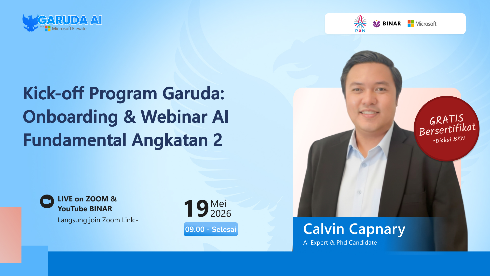 BKN x Garuda AI [Angkatan 2] - Onboarding & Webinar AI Fundamental