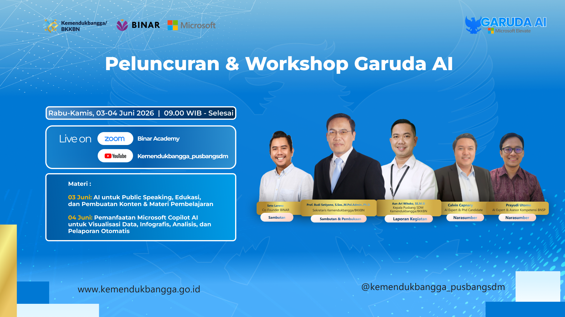 BINARxBKKBN ASN ke-1: AI untuk Public Speaking, Edukasi, dan Pembuatan Konten & Materi Pembelajaran