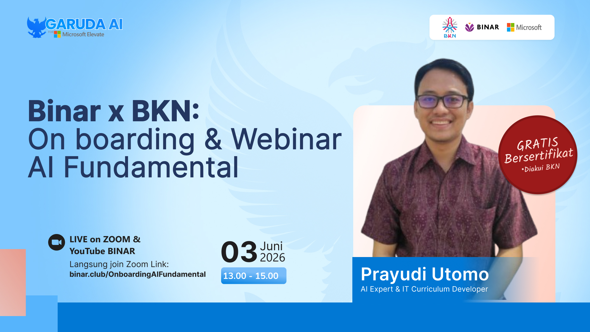 BinarxBKN: Onboarding & Webinar AI Fundamental