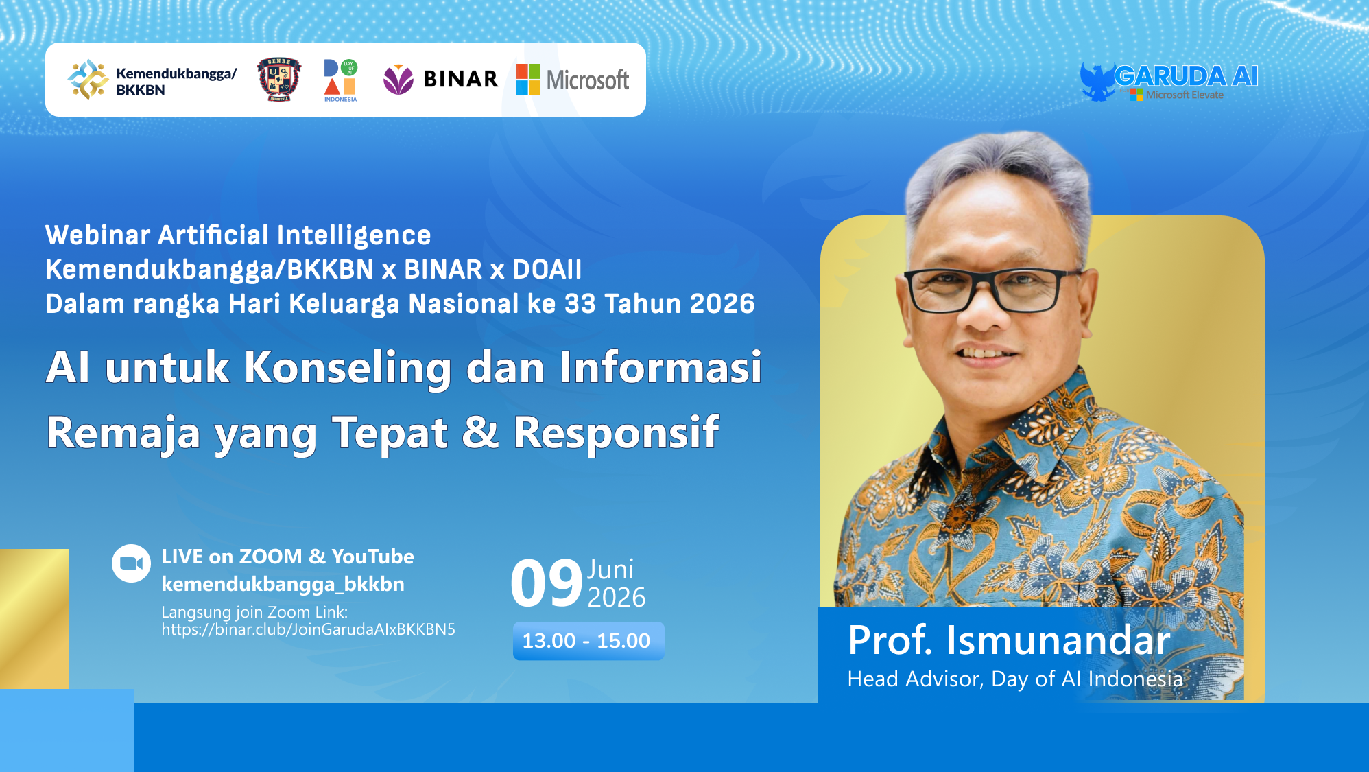 BINAR x Dithanrem BKKBN 5: AI untuk Konseling dan Informasi Remaja yang Tepat & Responsif