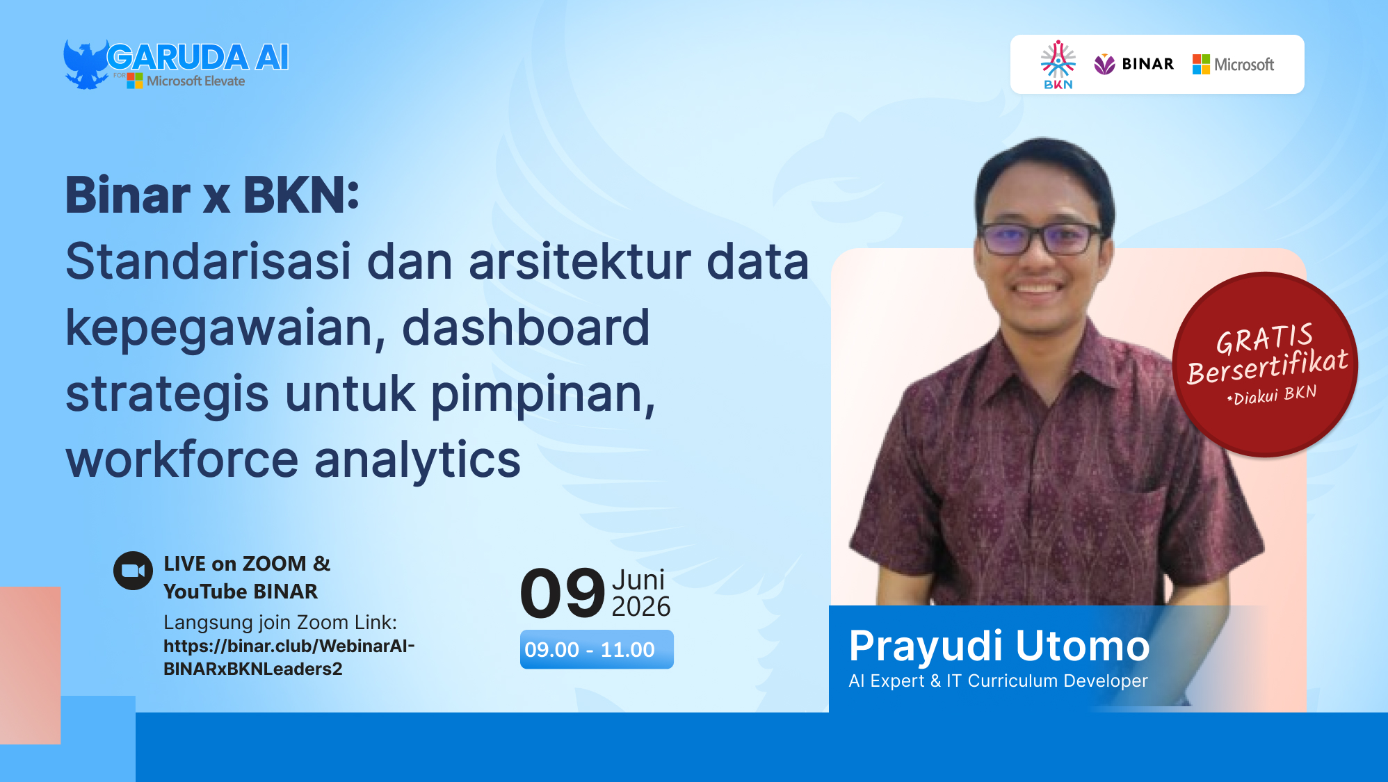 [BKN Leaderx 2 x Binar] Standarisasi dan arsitektur data kepegawaian, dashboard strategis untuk pimpinan, workforce analytics