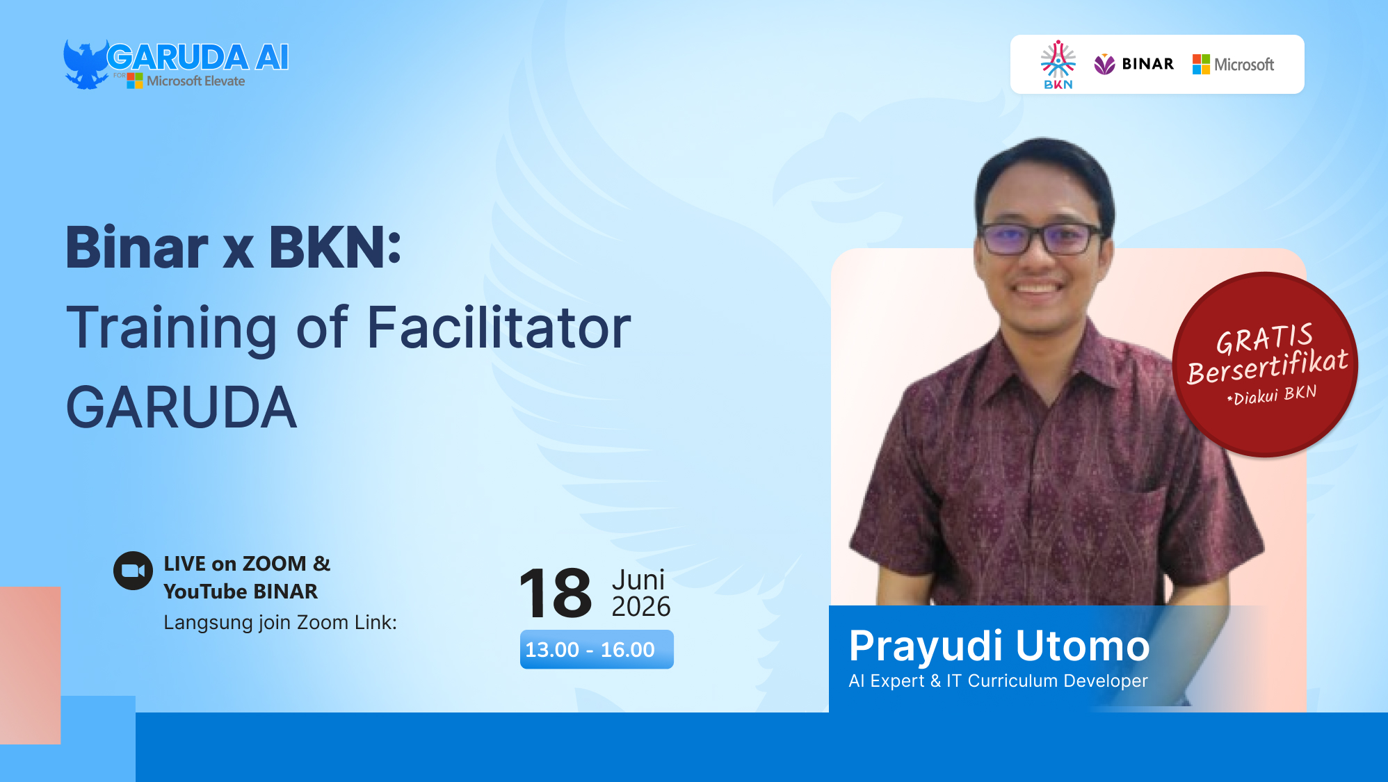 Training of Facilitator GARUDA
