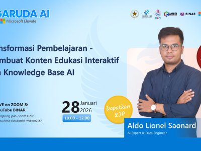 BINAR x KKP: Transformasi Pembelajaran - Membuat Konten Edukasi Interaktif dan Knowledge Base AI