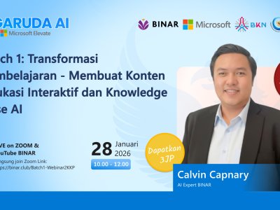 BINAR x KKP: Transformasi Pembelajaran - Membuat Konten Edukasi Interaktif dan Knowledge Base AI