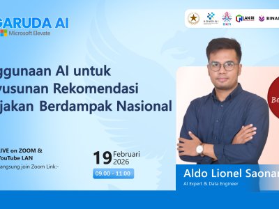 LAN x BINAR: Penggunaan AI untuk Penyusunan Rekomendasi Kebijakan  Berdampak Nasional