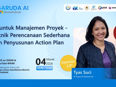 KKPxBINAR: AI untuk Manajemen Proyek - Teknik Perencanaan Sederhana dan Penyusunan Action Plan