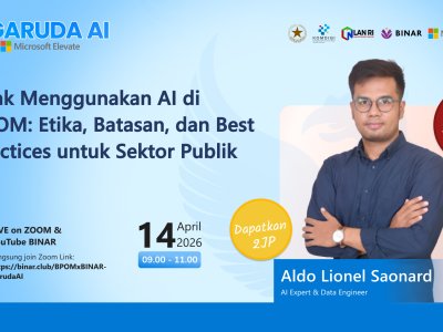[BINAR x BPOM] Bijak Menggunakan AI di BPOM: Etika, Batasan, dan Best Practices untuk Sektor Publik