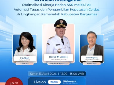 [Pemkab Banyumas x BINAR] Optimalisasi Kinerja Harian ASN melalui AI: Automasi Tugas dan Pengambilan Keputusan Cerdas di Lingkungan Pemerintah Kabupaten Banyumas