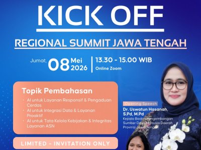 Kick Off Regional AI Summit Provinsi Jawa Tengah