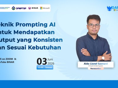 BINAR x DPMPTSP Regional ke 2:Teknik Prompting AI untuk Mendapatkan Output yang Konsisten dan Sesuai Kebutuhan